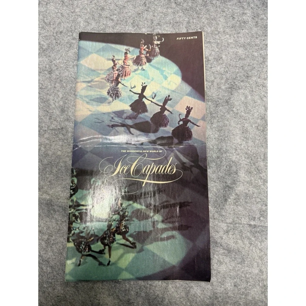 Vintage 1960s Ice Capades 25th anniversary‎ Program and Info book